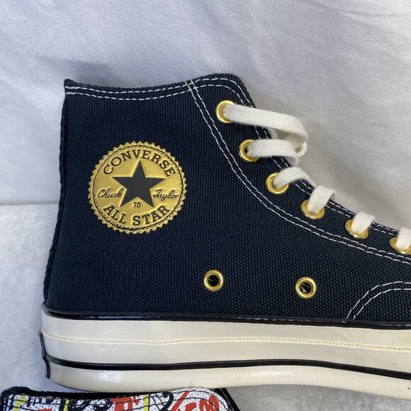 Converse Chuck 70 Hi "MiGente" Hi-Top Sneakers Black Unisex Lace-Up New171572C - Picture 15 of 16